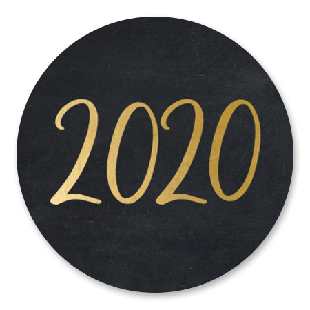 2020 - goud op zwart